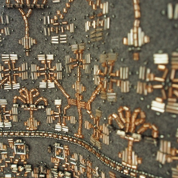 J.Crew Collection Embellished Cocoon Coat S 6 - Picture 5 of 7